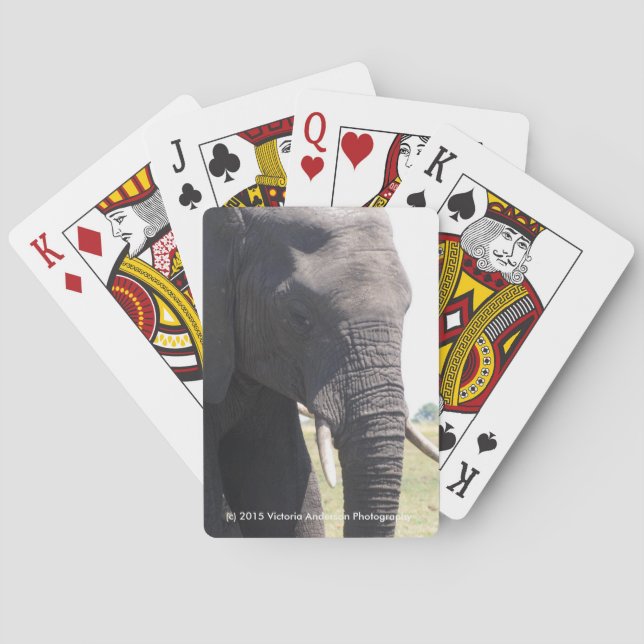 Elephant Playing Cards (Back)