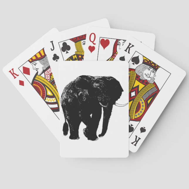 Elephant Playing Cards (Back)