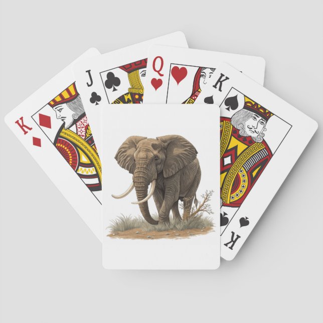 Elephant Poker Cards (Back)