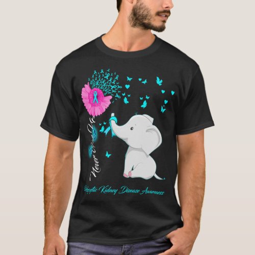 Elephant Polycystic Kidney Disease Awareness  Ribb T_Shirt