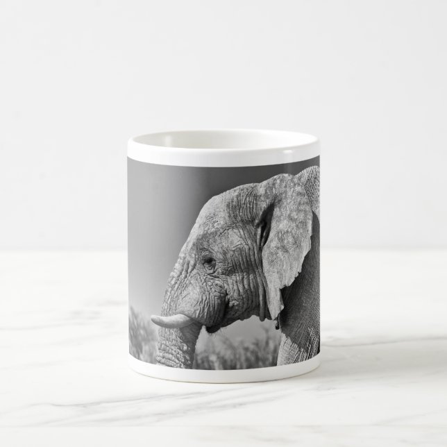 Elephant portrait coffee mug (Center)