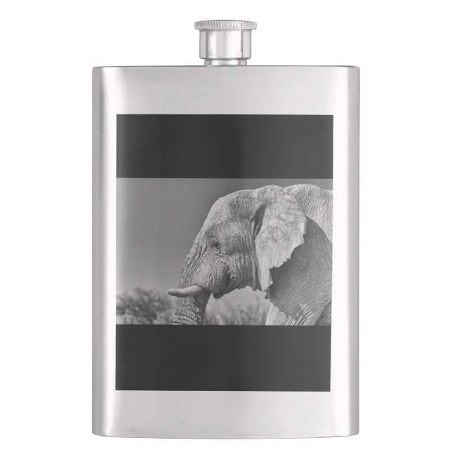 Elephant portrait flask (Front)