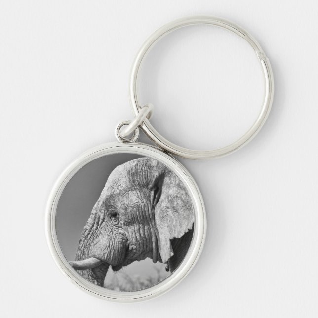 Elephant portrait keychain (Front)
