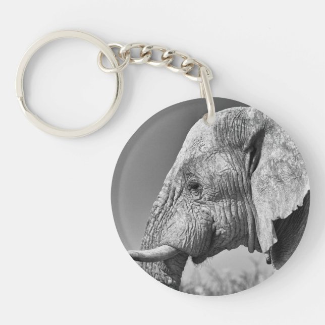 Elephant portrait keychain (Front)