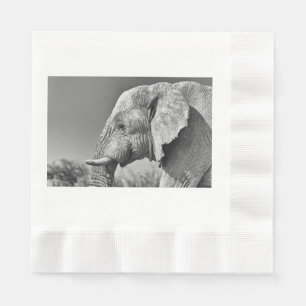 Elephant portrait napkins