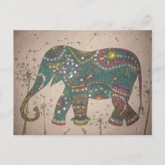 Elephant Postcard