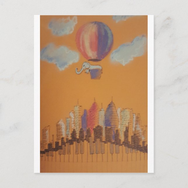 Elephant  postcard (Front)