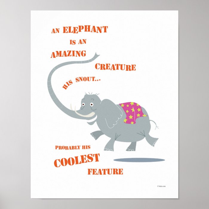 Elephant poster