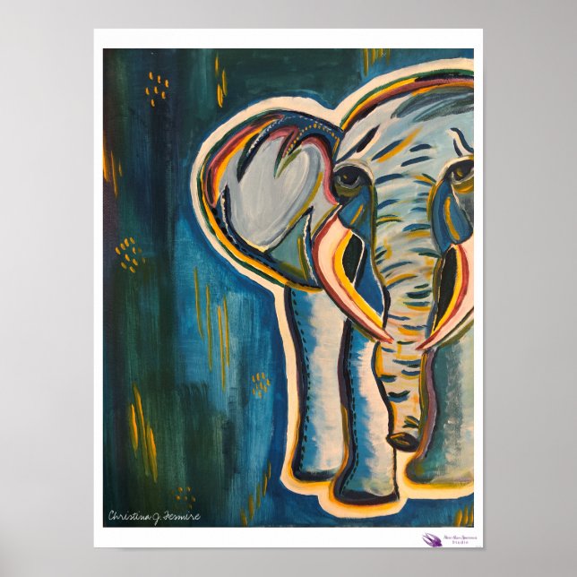 Elephant Print (Front)