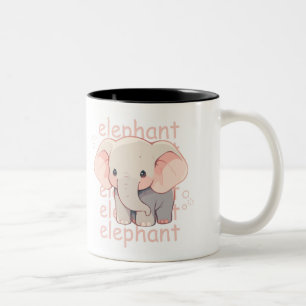 Elephant Print Mug