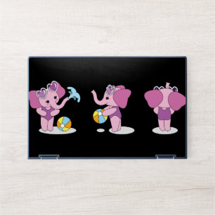Elephant printed laptop stickers HP laptop skin