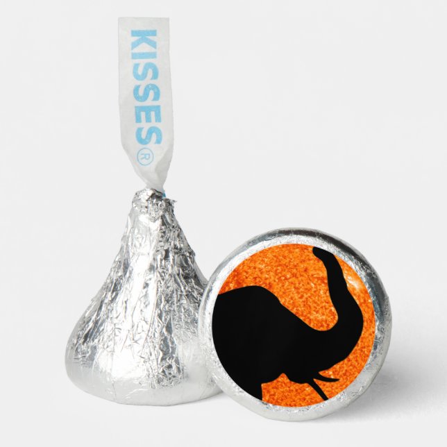Elephant Profile Solar Eclipse Shadow Hershey®'s Kisses® (Front)