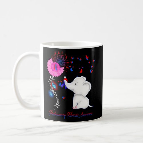 Elephant Pulmonary Fibrosis Awareness Ribbon Coffee Mug