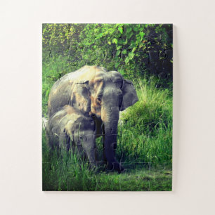 Elephant Puzzle for Kids 