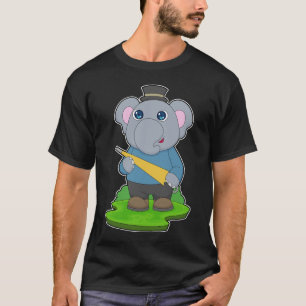 Elephant Raining Umbrella T-Shirt