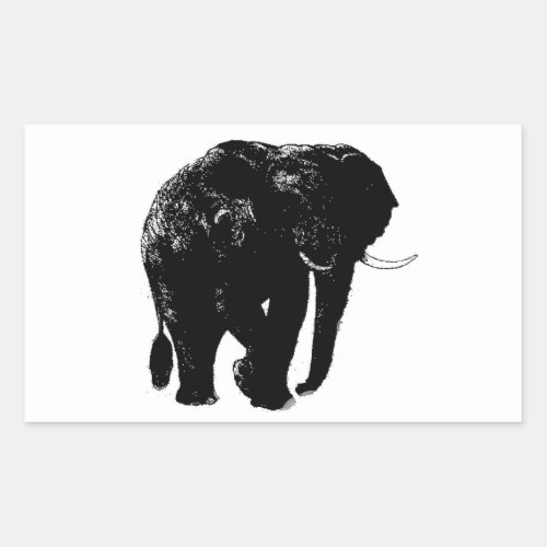 Elephant Rectangle Sticker