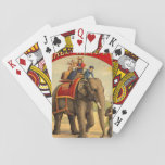 Elephant Red Book Playing Cards at Zazzle