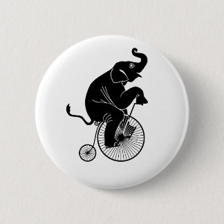 Elephant Riding a Bike Button