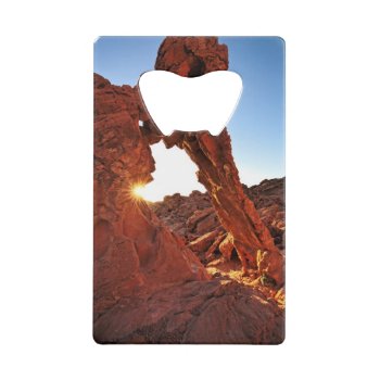 Elephant Rock In The Valley Of Fire Credit Card Bottle Opener by usdeserts at Zazzle