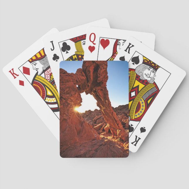 Elephant Rock in the Valley of Fire Poker Cards (Back)