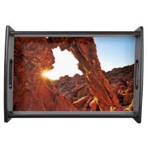 Elephant Rock in the Valley of Fire Serving Tray