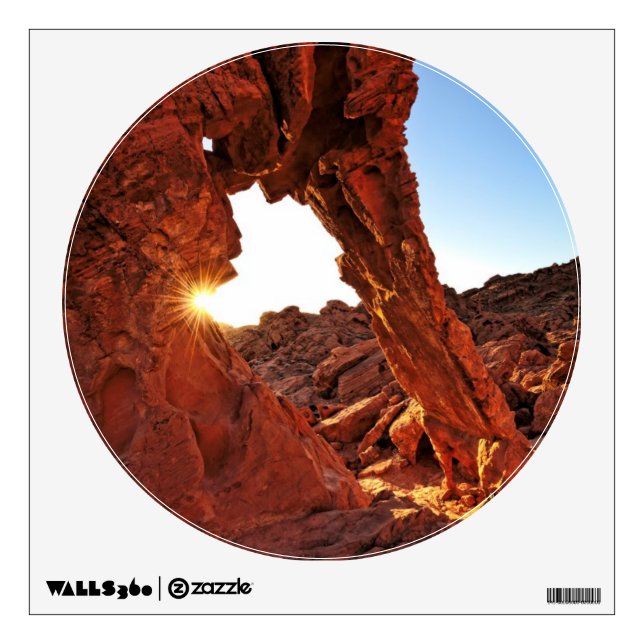 Elephant Rock in the Valley of Fire Wall Decal (Front)