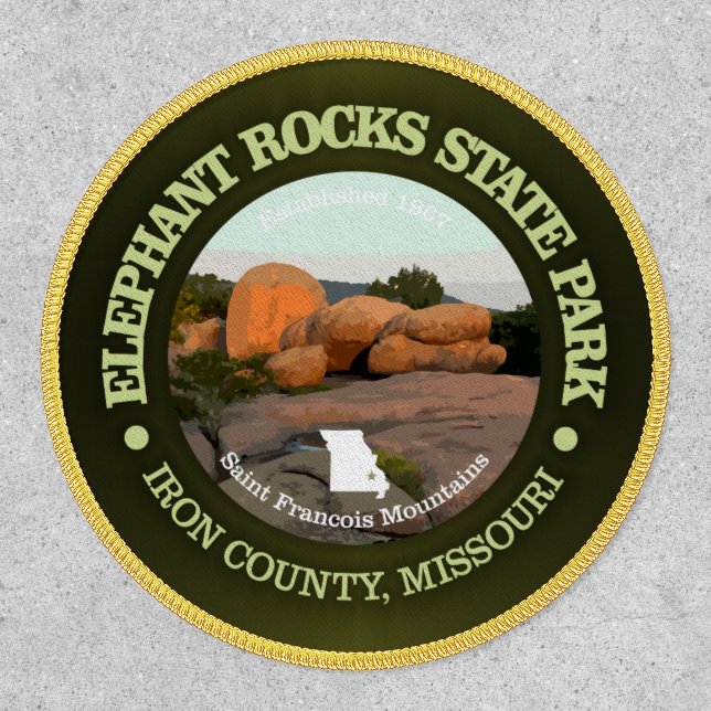 Elephant Rocks SP  Patch (Front)