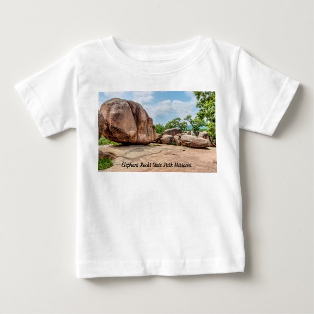 Elephant Rocks State Park Baby Toddler T-shirt (Front)