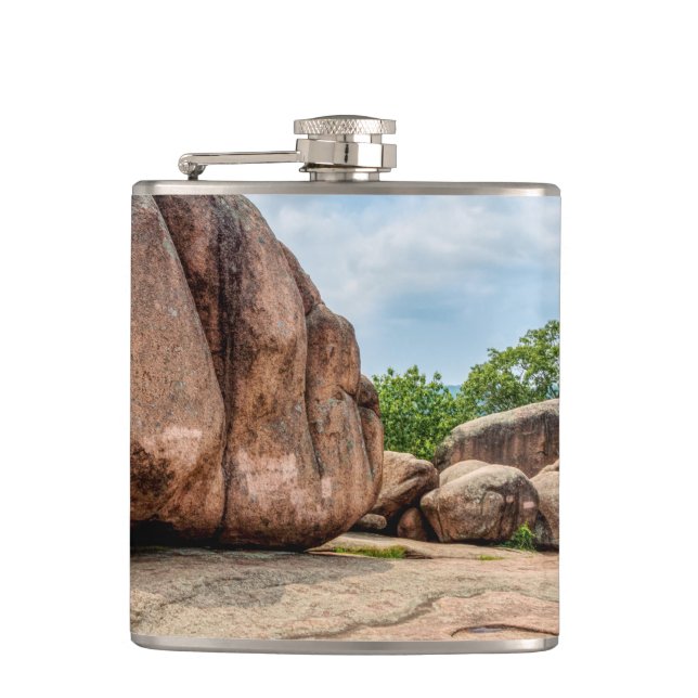 Elephant Rocks State Park Flask (Front)