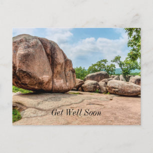 Elephant Rocks State Park Get Well Soon Postcard