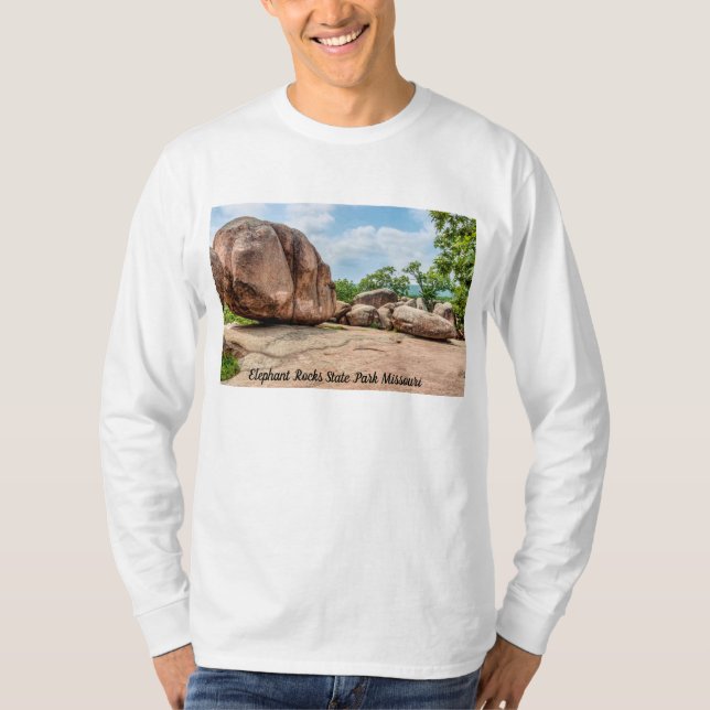 Elephant Rocks State Park Long Sleeve Shirt (Front)