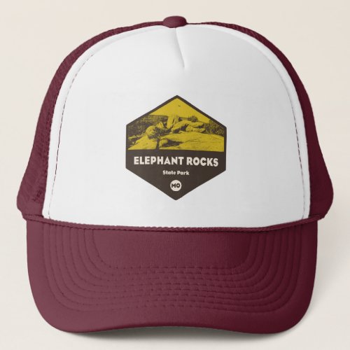 Elephant Rocks State Park Missouri Trucker Hat
