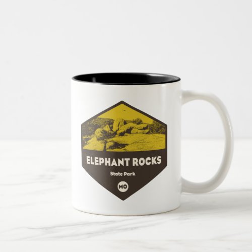 Elephant Rocks State Park Missouri Two_Tone Coffee Mug