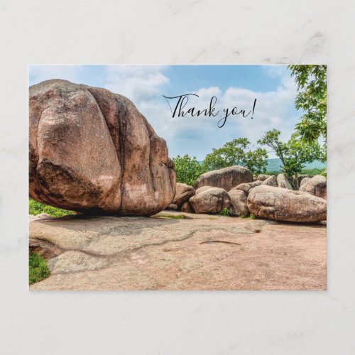 Elephant Rocks State Park Thank you Postcard