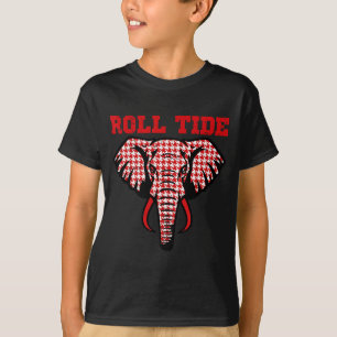 Elephant Roll Tide Women Kids Boys Girls Youth Tee