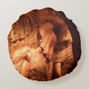 Elephant Round Pillow