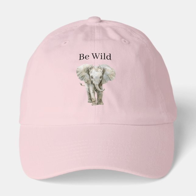 Elephant Safari Animal   Hat (Front)