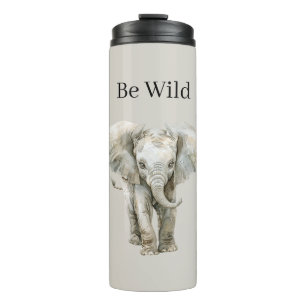 Elephant Safari Animal Thermal Tumbler