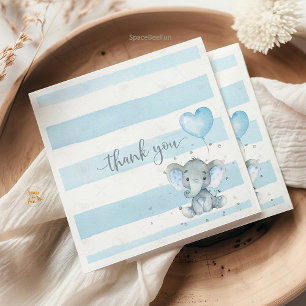 Elephant Safari Baby shower Napkins