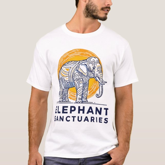 Elephant Sanctuaries T-Shirt (Front)