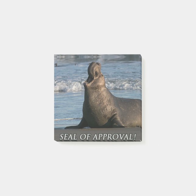 Elephant Seal Of Approval Notes (Front)