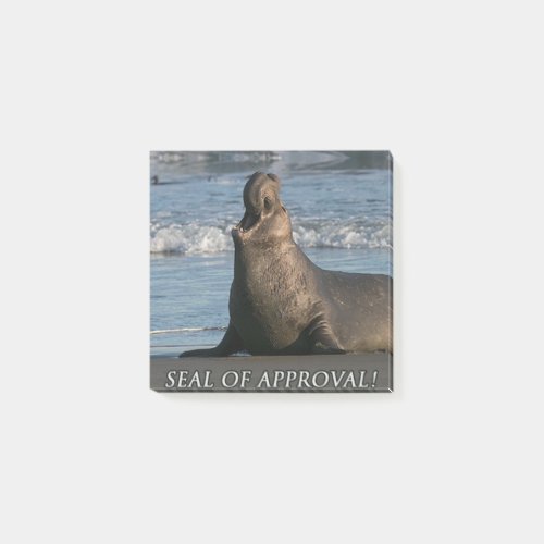 Elephant Seal Of Approval Post_It Notes