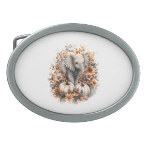 Elephant Shirt Country Pumpkin Belt Buckle