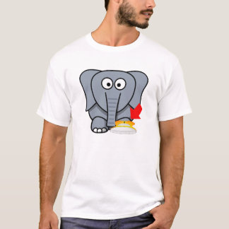 Elephant Shoe I Love You T-Shirt