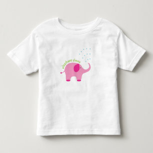 Elephant Shoes I Love You Toddler T-shirt