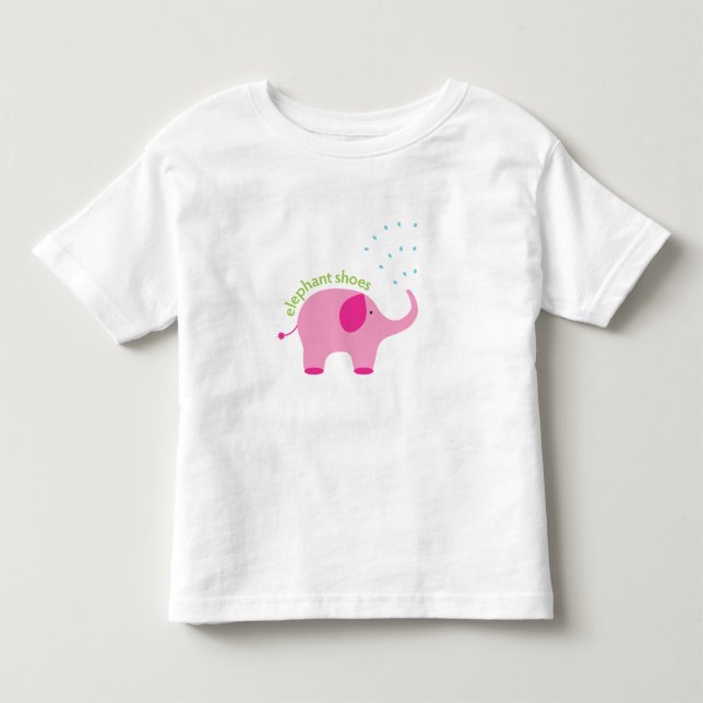 Elephant Shoes I Love You Toddler T-shirt (Front)