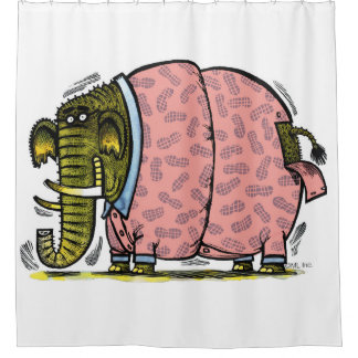 Elephant Shower Curtain