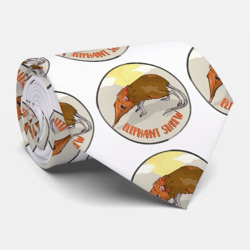 Elephant Shrew African Animal Neck Tie