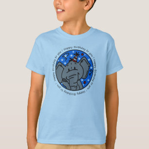 Elephant Sings Happy Birthday T-shirt