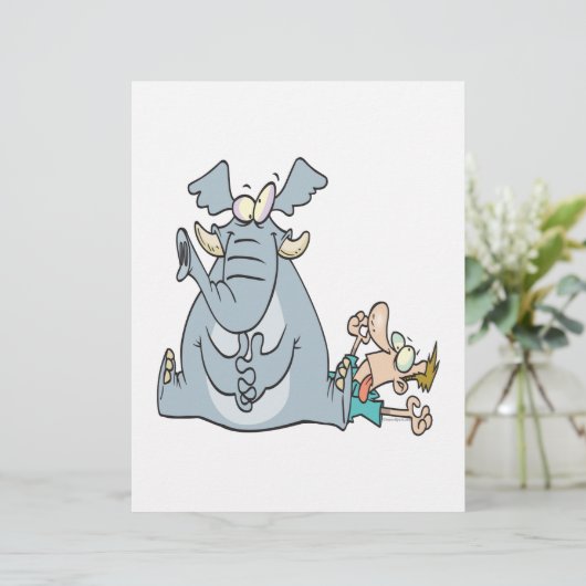 elephant sitting on my chest (Standing Front)